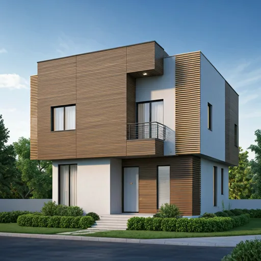 Modern home exterior