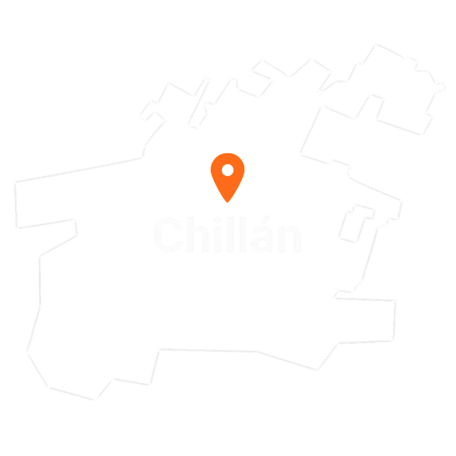 Mapa de Chillán